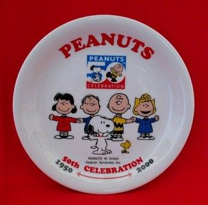 2000 - Peanuts 50Th Anniversary Plate