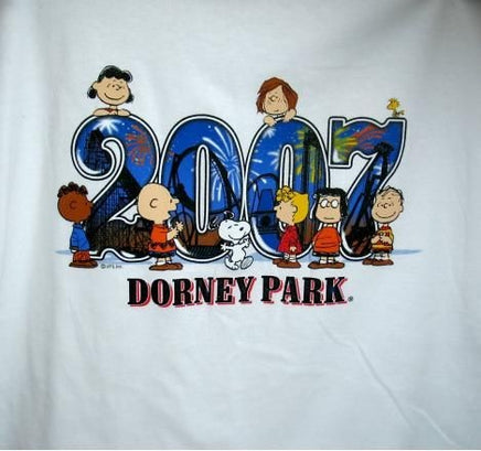 2007 Dorney Park Peanuts Gang T-Shirt - Reduced Price!