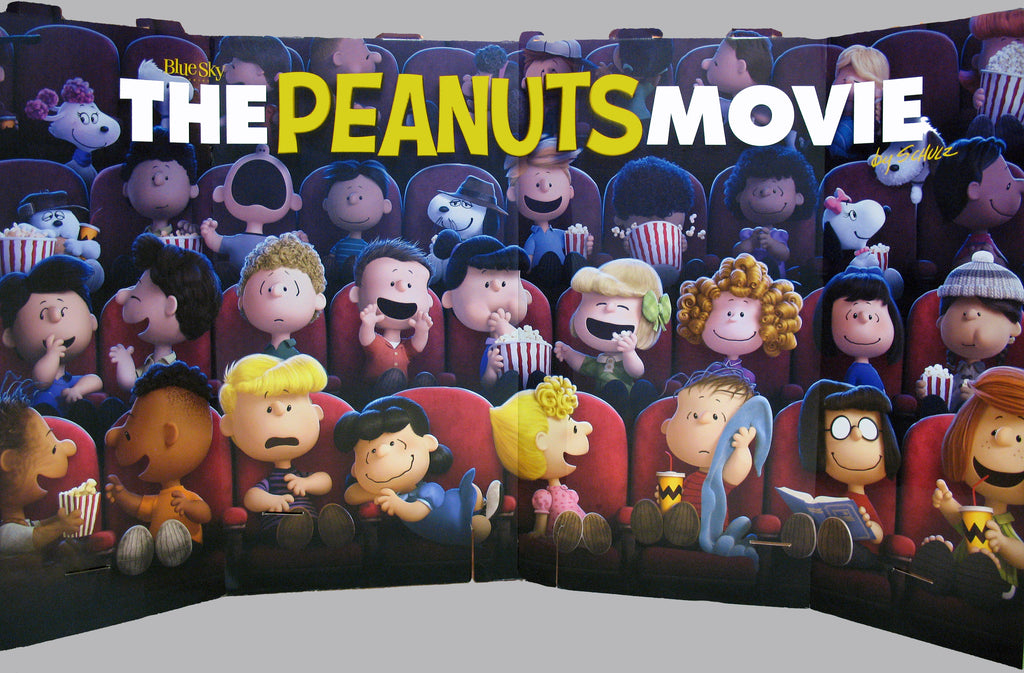 Peanuts Movie Giant Theater Lobby 3-Piece Display  - OVER 17 1/2 FEET WIDE!