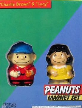 Benjamin & Medwin Charlie Brown And Lucy Magnets Set
