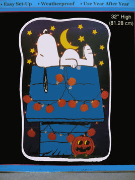 Snoopy Indoor/Outdoor Halloween Lighted Yard Art (Used Once / MINT Condition) - snoopn4pnuts.com