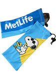 Snoopy Met Life Eyeglasses Pouch (Doubles As A Lens-Cleaning Cloth)