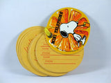 Snoopy Orange-Shaped Mini Telephone Book