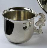 Snoopy 4-Piece Silver Plated Dinner Set (New But Near Mint)