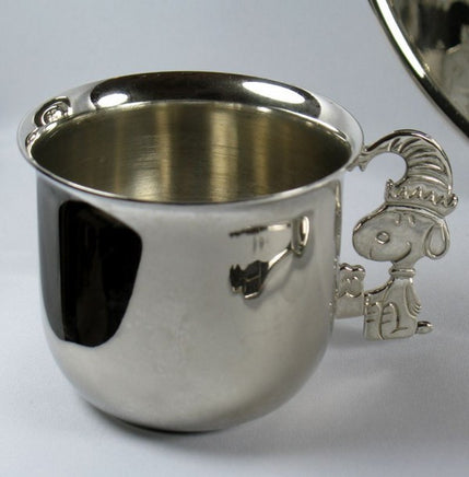 Snoopy 4-Piece Silver Plated Dinner Set (Near Mint/Newly Polished)