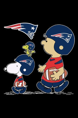 Peanuts Snoopy Double - Sided Flag - New England Patriots Football - snoopn4pnuts.com