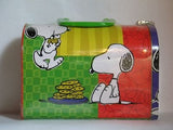 Snoopy and Chocolate Chip Cookies Dome Lunch Box Tin