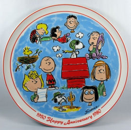 1980 - Peanuts 30Th Anniversary Plate