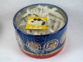 Snoopy Joe Cool Key Chain In Decorative Tin Canister Set