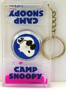 Camp Snoopy Liquid Spinner Key Chain -  On Sale!