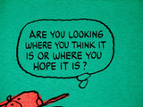 Snoopy Golf T-Shirt -  Are You Looking Where...
