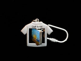 Peanuts Gang Pewter-Finished Metal Spinner Key Chain