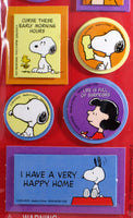Peanuts Gang Scrapbook Sticker Set