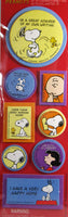 Peanuts Gang Scrapbook Sticker Set