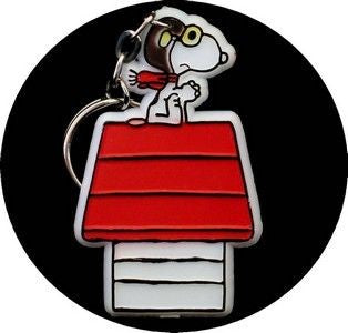 Aviva Key Chain - Snoopy Flying Ace (New But Discolored/Not Seen In Photo)