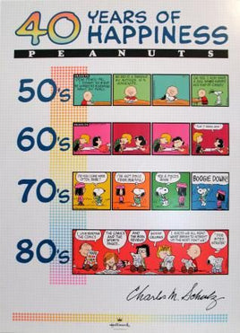 40 Years Happiness Poster