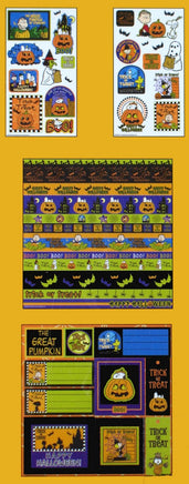 Peanuts Scrapbook Page Kit -  Halloween