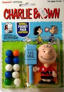 Charlie Brown Gumball Pocket Dispenser