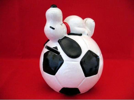SNOOPY SOCCER BALL Bank (Good Condition) - snoopn4pnuts.com