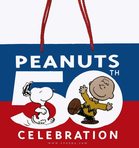 50th Anniversary Peanuts Gang Extra-Large Gift Bag