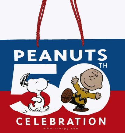 50Th Anniversary Peanuts Gang Extra-Large Gift Bag