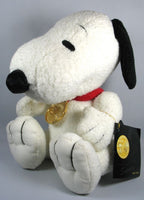 Snoopy 50th Anniversary Jointed Plush Doll With Medallion