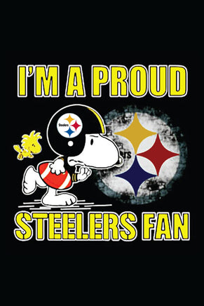 Peanuts Snoopy Double - Sided Flag - Pittsburgh Steelers Football - snoopn4pnuts.com