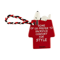 Dept. 56 Snoopy Doghouse Ornament / Gift Tag - Sacrifice Comfort For Style
