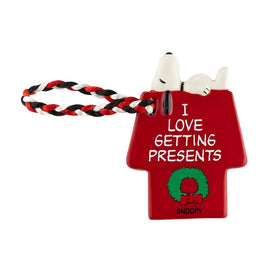 Dept. 56 Snoopy Doghouse Ornament / Gift Tag - Love Getting Presents - snoopn4pnuts.com