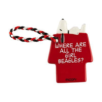 Dept. 56 Snoopy Doghouse Ornament / Gift Tag - Girl Beagles