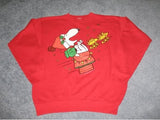 Snoopy Santa and Woodstock Reindeer Sweatshirt