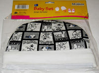 Snoopy Baby Accessories Set (Knit Cap, Mittens, And Booties)
