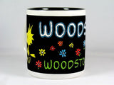 Personalized Black Mug - Woodstock