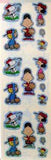 Peanuts Gang Baseball Holographic Stickers