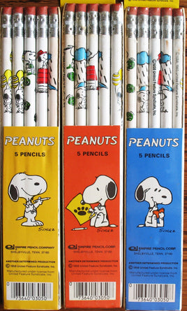 Snoopy 5 - Pack Pencils - snoopn4pnuts.com