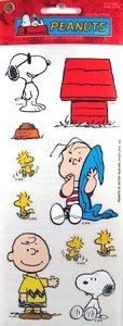 Peanuts Gang Large Mylar/Vinyl Sticker Sheet