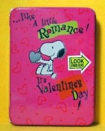 Snoopy Valentine's Day Tin Grins Tin - Personalize It!