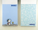 Snoopy 4-Design Pocket/Purse-Size Memo Pad - Astronaut