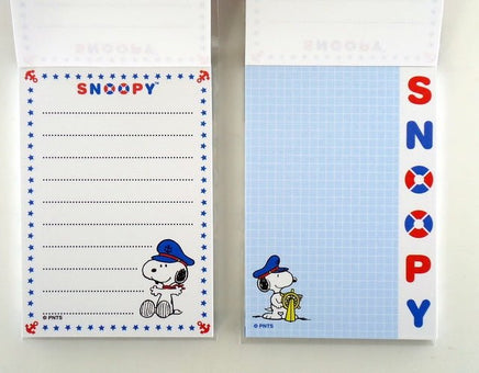 Snoopy 4 - Design Pocket/Purse - Size Memo Pad - Sailor - snoopn4pnuts.com