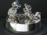 Schroeder and Lucy Silver Plated Music Box - Plays "Fur Elise"