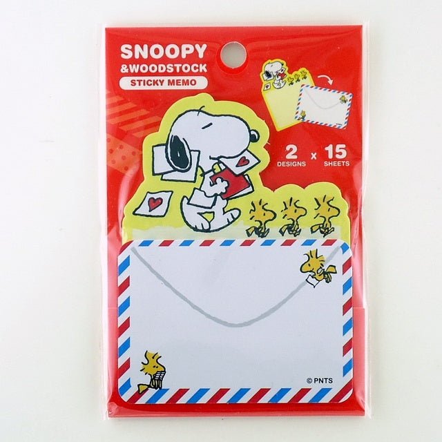 Peanuts Die-Cut Sticky Notes (2 Different Designs) - Snoopy Mail ...