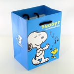 Snoopy and Woodstock Gift Bag - Music Notes