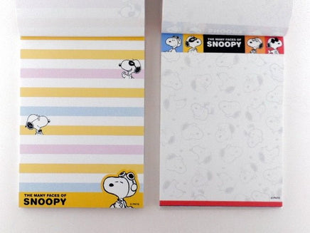 Snoopy 4 - Design Memo Pad - The Many Faces Of Snoopy - snoopn4pnuts.com
