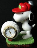 Snoopy Golfer Vintage Miniature Quartz Clock - Tee Time