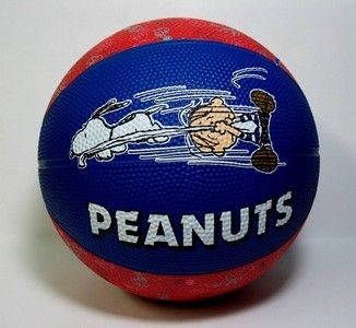 Peanuts Rubber Basketball - Snoopy And Linus