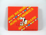 Snoopy Mini Hardback Autograph Book