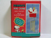 Snoopy Santa On Chimney Wind Chime