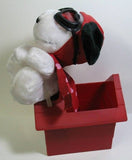 FTD Snoopy Flying Ace Planter + Plush