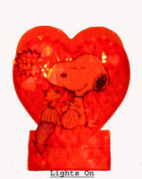 Snoopy Flashing Light Table Top Display
