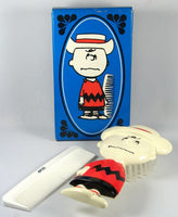 Charlie Brown Hair Brush (No Comb; New But Near Mint/Discolored)